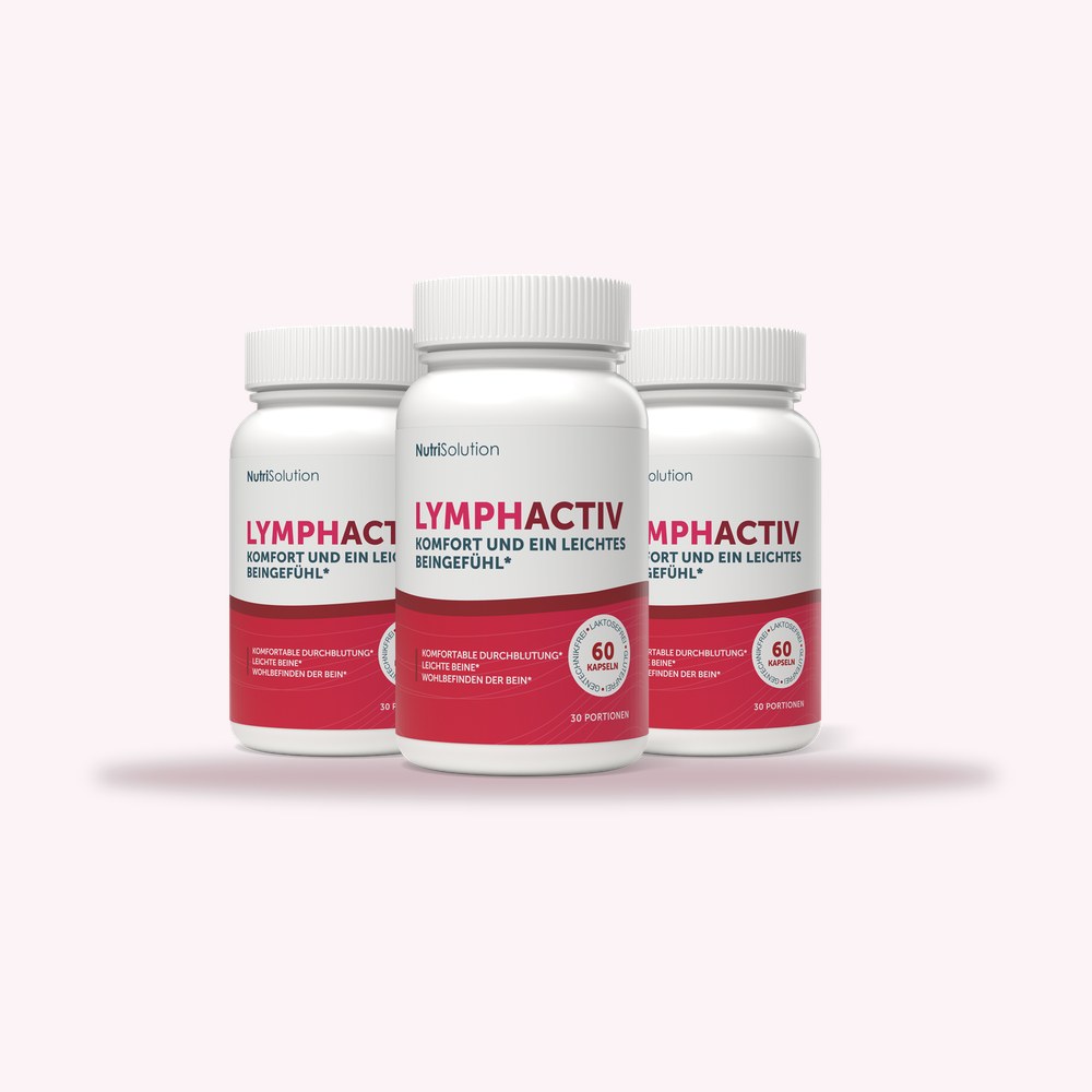 LymphActiv Pakete mit 1, 3 und 6 Dosen